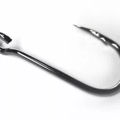 Salmon Trolling North Pacific Black Nickel Clawpoint Hooks (25pack)