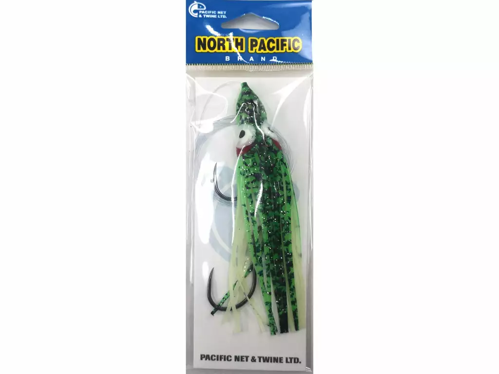 North Pacific OCTOPUS 4-1/4" OG142R Rigged Hoochies 1 North Pacific OCTOPUS 4-1/4" OG142R Rigged Hoochies