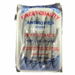 Rhys Davis Anchovies Tray/Case - Frozen Bait Salmon Trolling