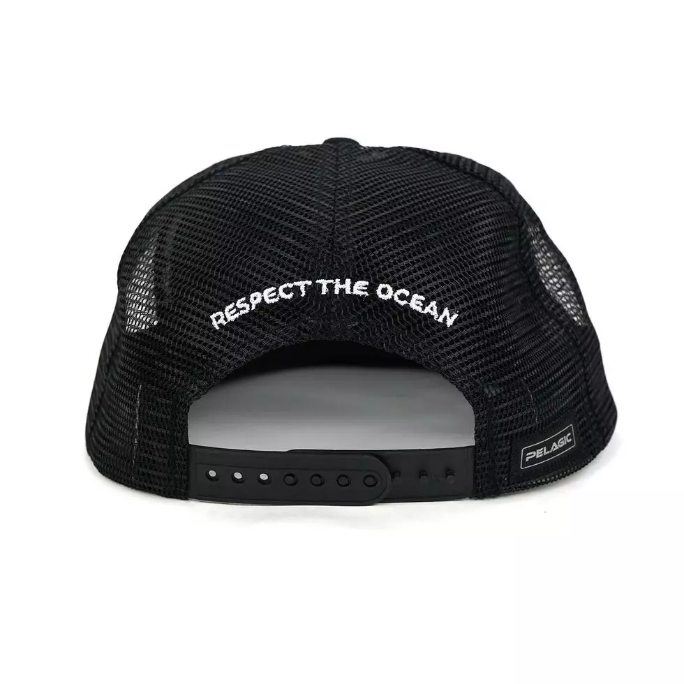 Pelagic Stick Figure Fishing Hat Black Clothing/Gloves 4 Pelagic Stick Figure Fishing Hat Black Clothing/Gloves