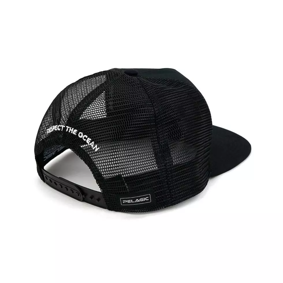 Pelagic Stick Figure Fishing Hat Black Clothing/Gloves 5 Pelagic Stick Figure Fishing Hat Black Clothing/Gloves