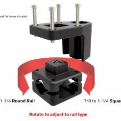 Pacific Net & Twine Ltd Salmon Trolling Stealth Universal Rail Mount