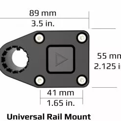Pacific Net & Twine Ltd Salmon Trolling Stealth Universal Rail Mount