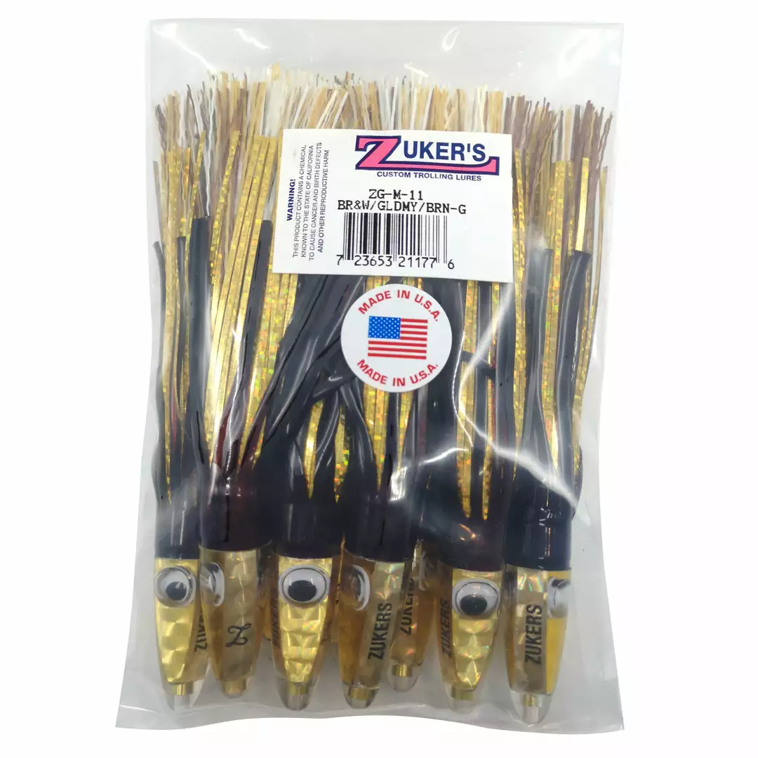 ZUKER'S Zukers Grass Series Tuna Lures 10/PKG 8 ZUKER'S Zukers Grass Series Tuna Lures 10/PKG