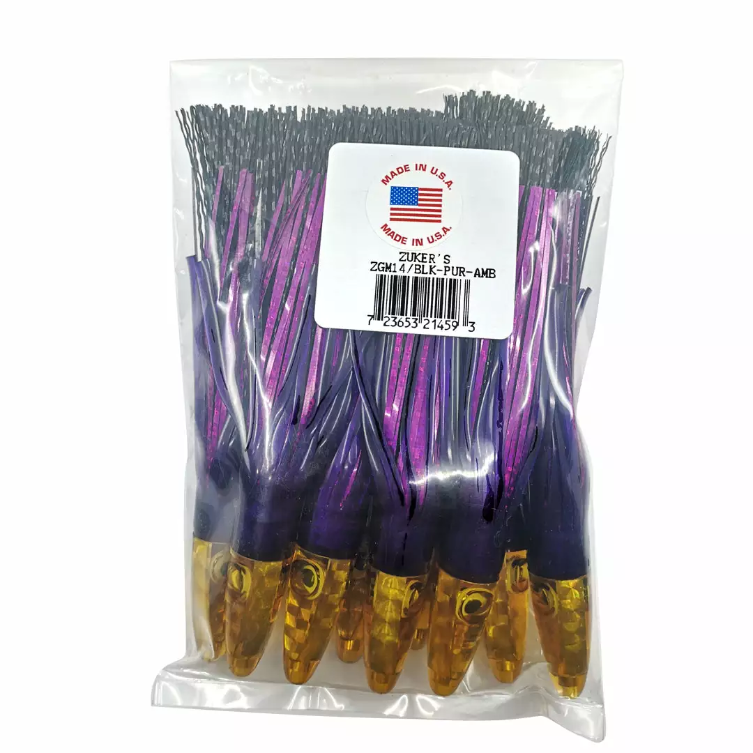 ZUKER'S Zukers Grass Series Tuna Lures 10/PKG 9 ZUKER'S Zukers Grass Series Tuna Lures 10/PKG