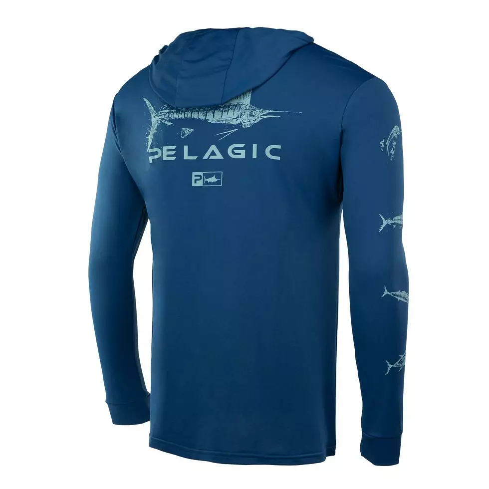Pelagic Aquatek Hoodie Gyotaku Clothing/Gloves 5 Pelagic Aquatek Hoodie Gyotaku Clothing/Gloves
