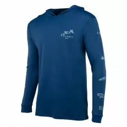 Pelagic Aquatek Hoodie Gyotaku Clothing/Gloves